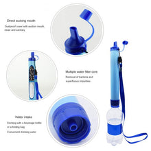 Load image into Gallery viewer, Outdoor Camping Water Filtering Straw Wasserfilter
