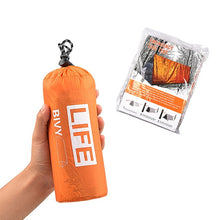 Load image into Gallery viewer, 2 Person Emergency Shelter Outdoor Waterproof Thermal Blanket Rescue Camping SOS  Sleeping Bag  Survival Tube Tent With Whistle
