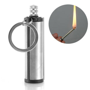 Steel Fire Starter Flint Match Lighter Survival Kit Keychain Camping Emergency Survival Gear Outdoor Survival Tool